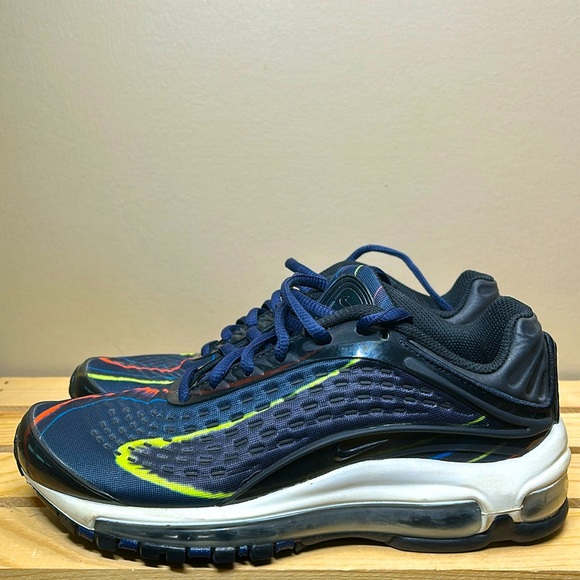 Nike Air Max Deluxe Black/Black-Midnight Navy (AR0115 001) - Picture 1 of 6